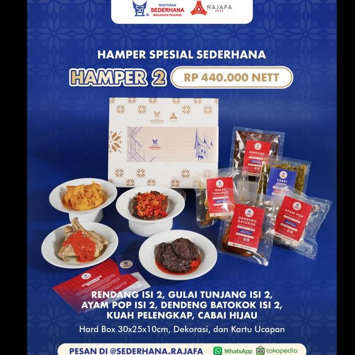 

Hampers dari Restoran Sederhana Rajafa - Paket Hamper 2