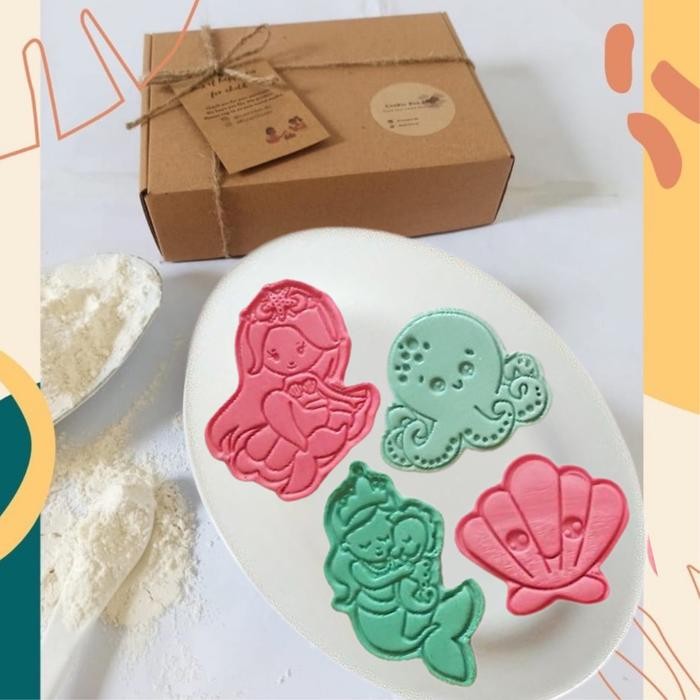 

cookies kit diy Mermaid Under The Sea cookies hampers godiebag