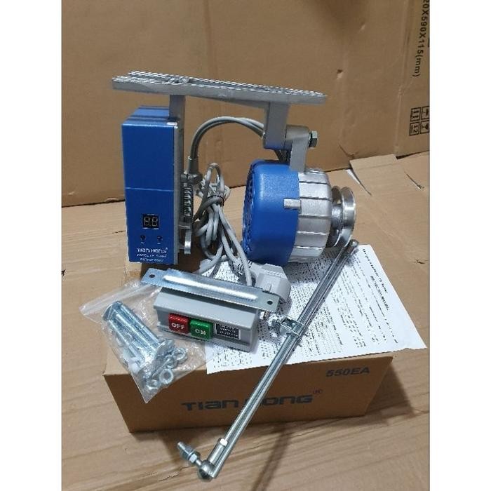 (Expert) Dinamo Servo Serpo Serko Mesin Jahit Obras Overdeck Rantai Baru Harga Promo