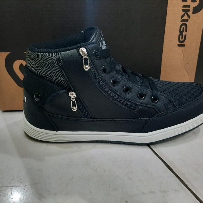 ASLI NEW ERA TUSCANY SEPATU ANAK SEKOLAH SEPATU HITAM PUTIH RESLETING SEPATU ANAK PRIA WANITA MURAH