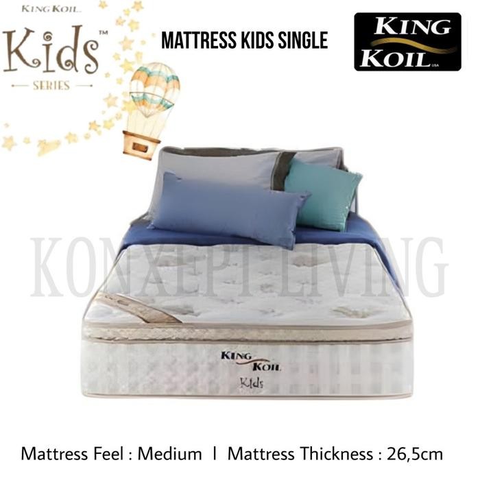 Kasur King Koil Kids Single - 120X200 Springbed Mattress