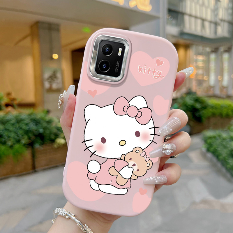 Casing Hp Untuk VIVO Y15s Y15a Y15c Y01 Case Casing Anime HP Kasing Silikon Softcase bulat gemuk