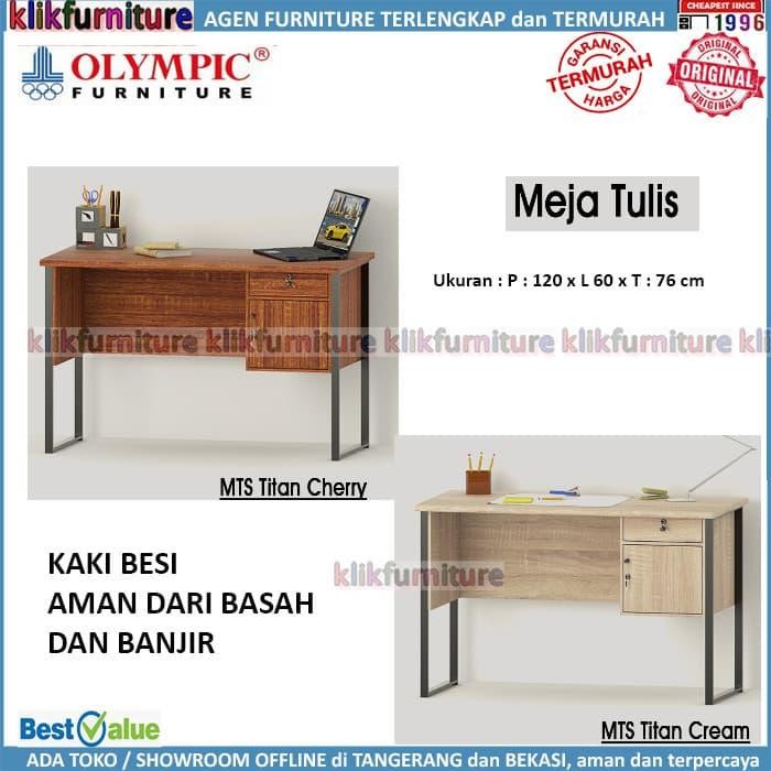 Meja Tulis Meja Kantor Kaki Besi MTS TITAN Olympic