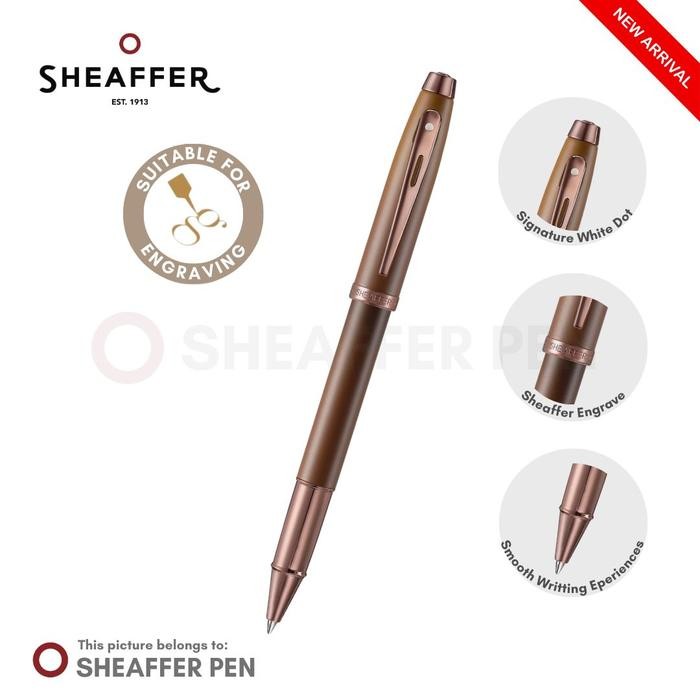 

Sheaffer 100 Coffee Edition Matt Brown with Regal Brown PVD Trims Rollerball Pen