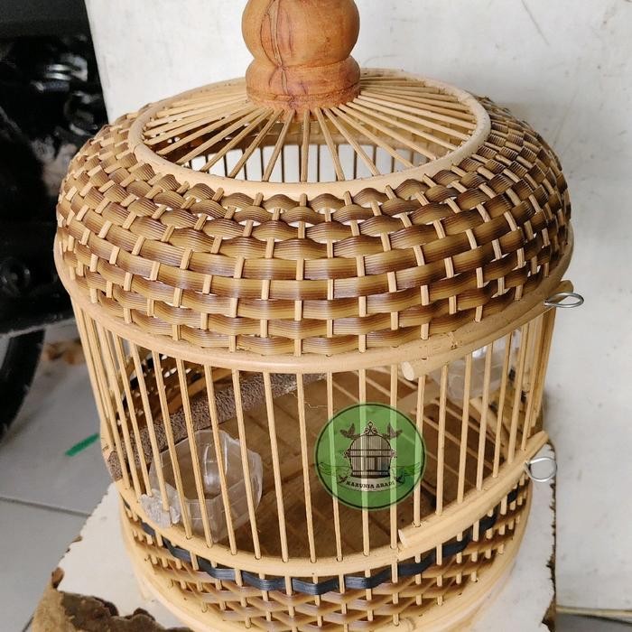 Sangkar Pleci Cungkok Rajut