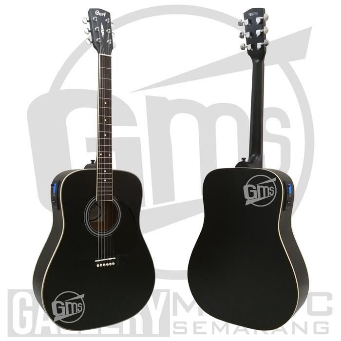 Gitar Akustik Elektrik Cort Equalizer Tuner Cowboy AW-5 Custom Paket Super Komplit