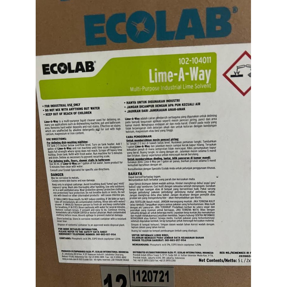 Ecolab Lime Away