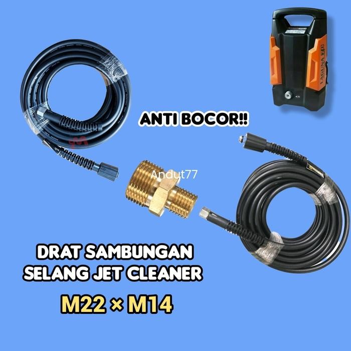 Drat sambungan selang jet cleaner 14mm 22mm - lakoni h&l Benz nepel