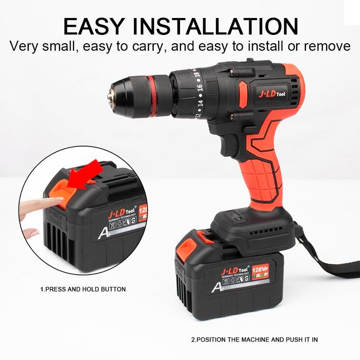 Jld 128Vf Baterai Impact Baterai Bor 88Vf Maa Battery Cordless 36Vf