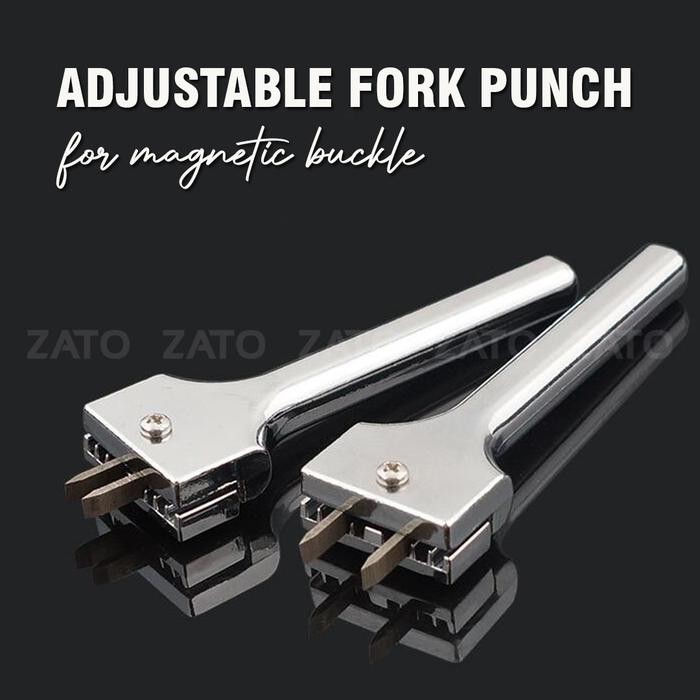

AT Adjustable Fork Punch for magnetic buckle - Leather tools - ZATO