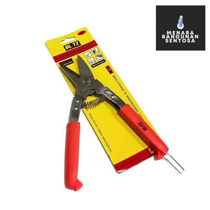 

AT Gunting Seng Stainless Serbaguna Blitz 517 8" Inch