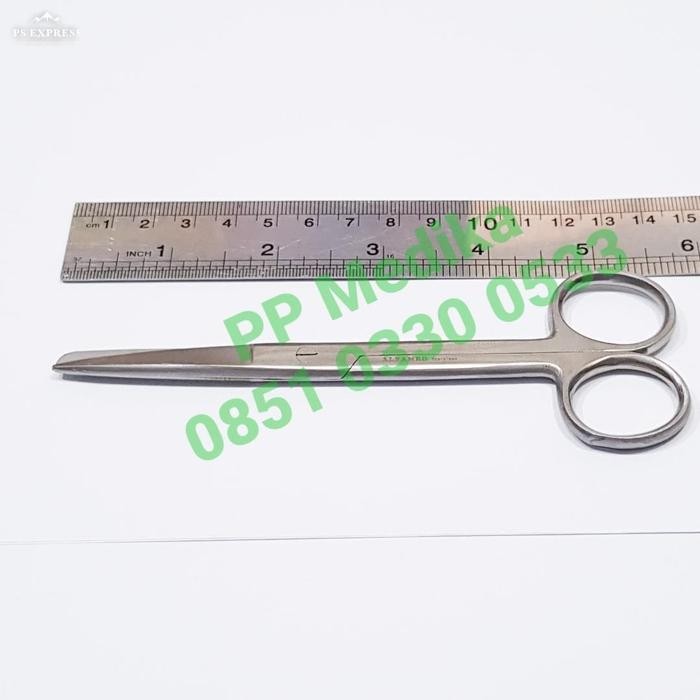 

AT Gunting Lurus Tajam-Tumpul 14 cm (Gunting Medis)