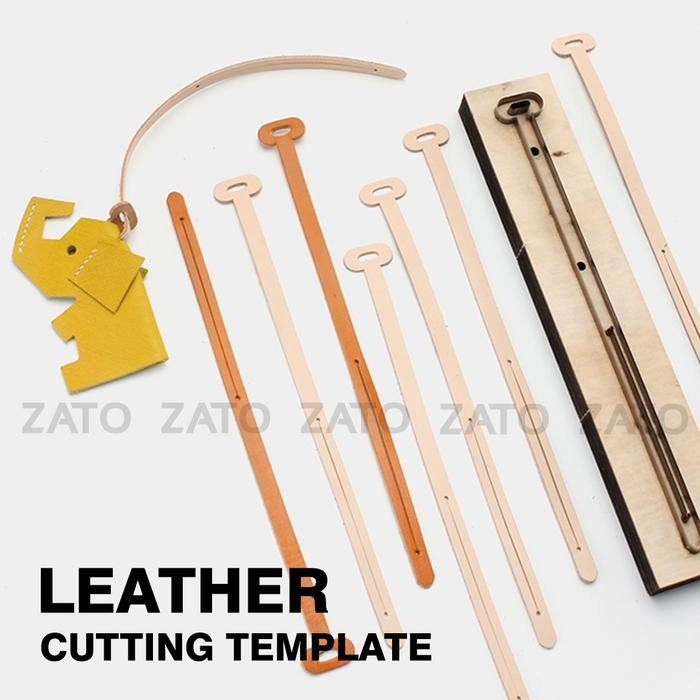 

AT TYPE F - Leather cutting template - pisau pons - leather tools