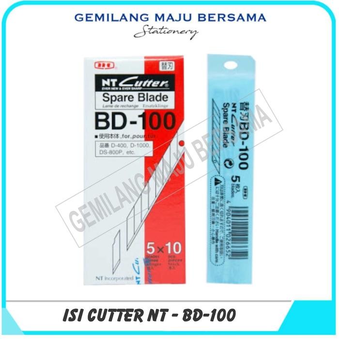 

AT Isi Pemotong Cutter NT BD-100 (Isi 5 Pisau)