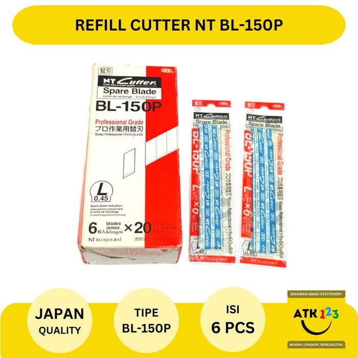 

AT Isi Cutter / Refill Cutter / Pisau Cutter Merk NT BL-150P ASLI!!!
