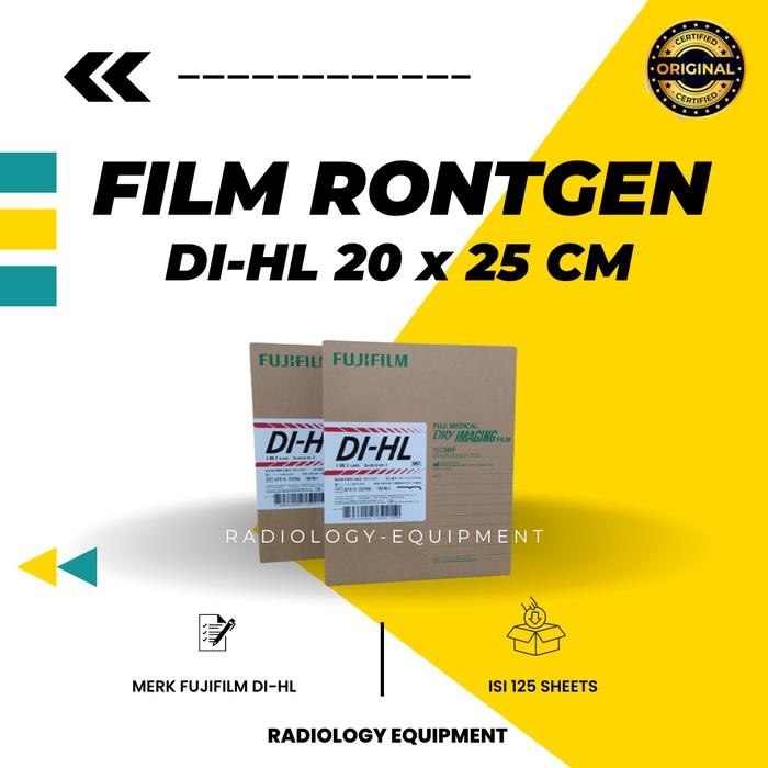 TERLARIS Film Ronsen / DIHL / 20x25 cm/Film Rontgen / Fujifilm / Radiologi