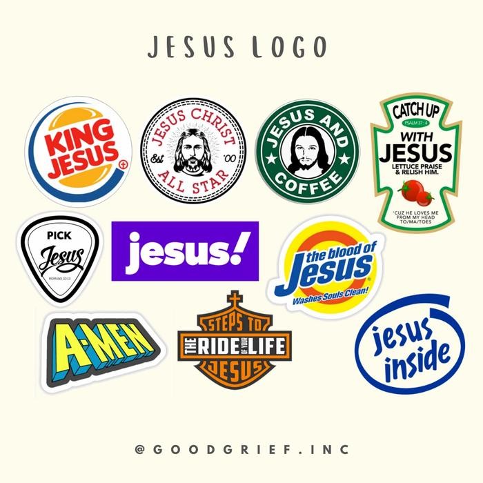 

AT Sticker Pack Jesus Logo (10pcs) stiker cutting murah