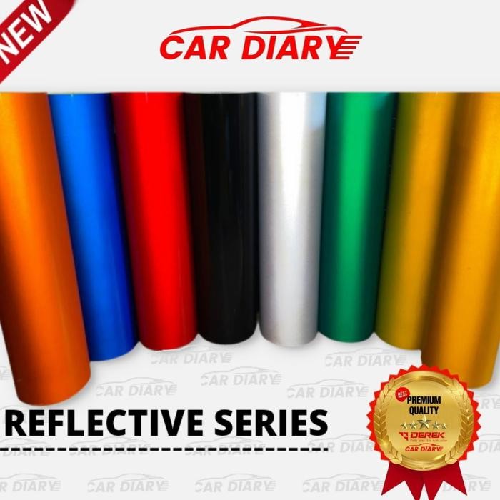 

AT Sticker Bahan Cutting Car Diary Reflective (Meteran)