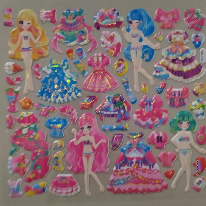 

AT Stiker anak timbul DRESS UP / BAJU-BAJUAN#4