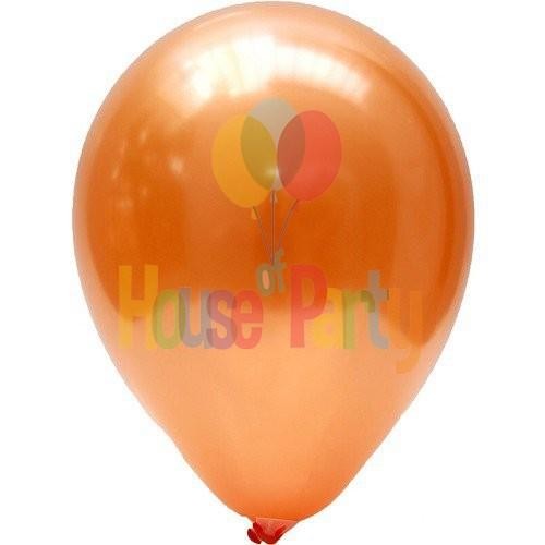 (Expert) Balon Metalik Orange 12 inch / Metalic Balon / Balon Orange / balon