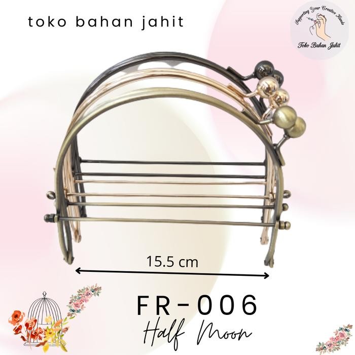 

AT Frame Dompet Behel Dompet Frame Pouch Half MoonFR-006