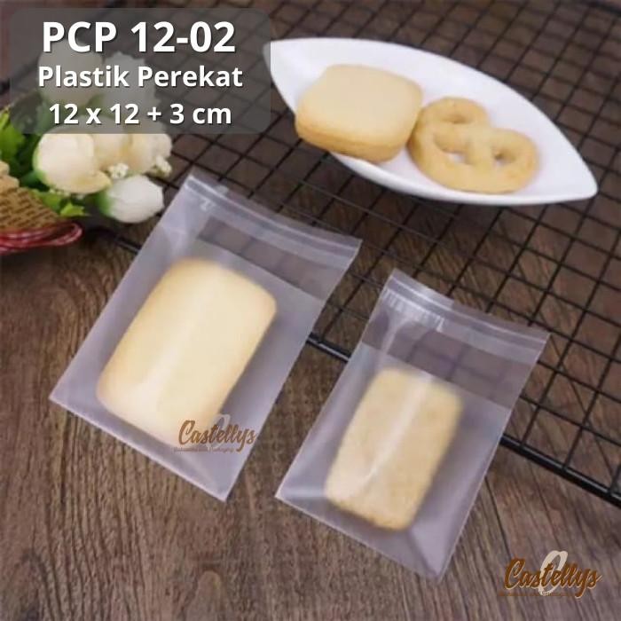 (Expert) Plastik Cookies Perekat PCP 12-02 Polos Doff Kue Kering Nastar Bolu