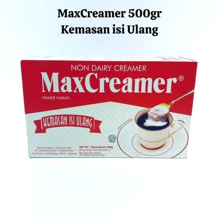 

(Expert) max creamer kemasan isi ulang 500 gr