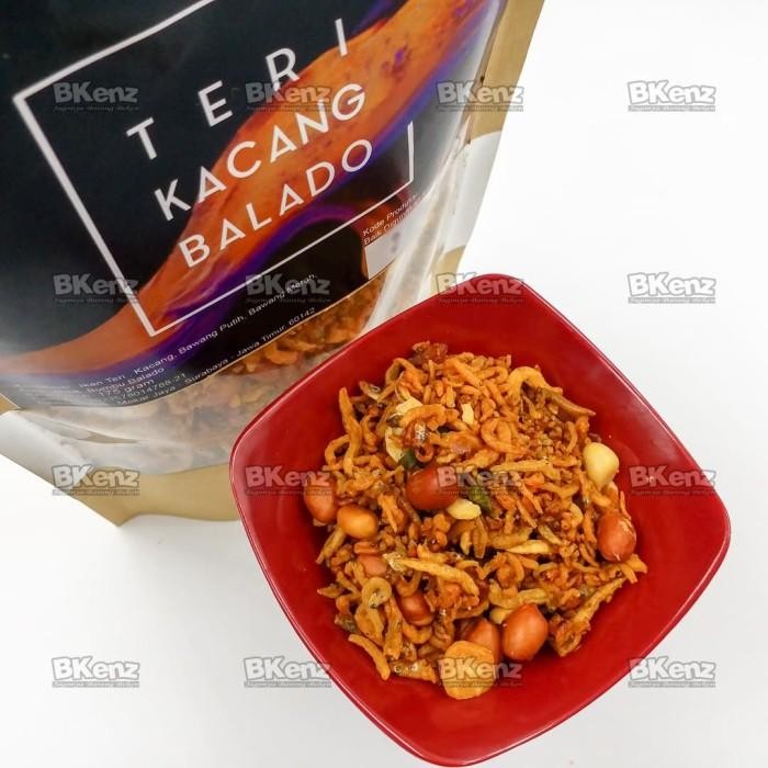 

(Expert) Teri Nasi Kacang Balado Teri Medan Goreng Crispy Krispi Siap Makan