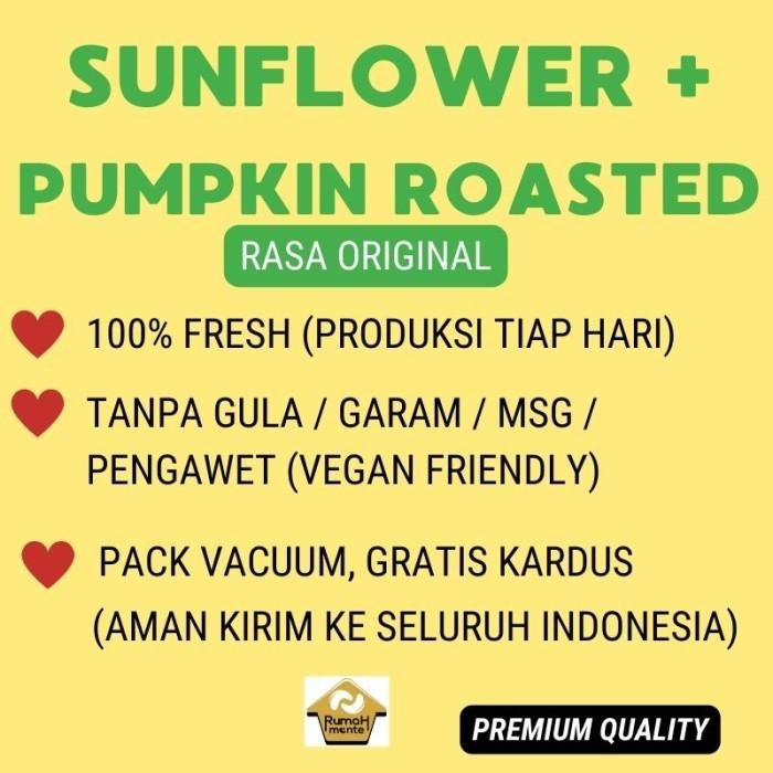 

(Expert) TRAIL MIX SUNFLOWER SEED DAN PUMPKIN SEED 500GR