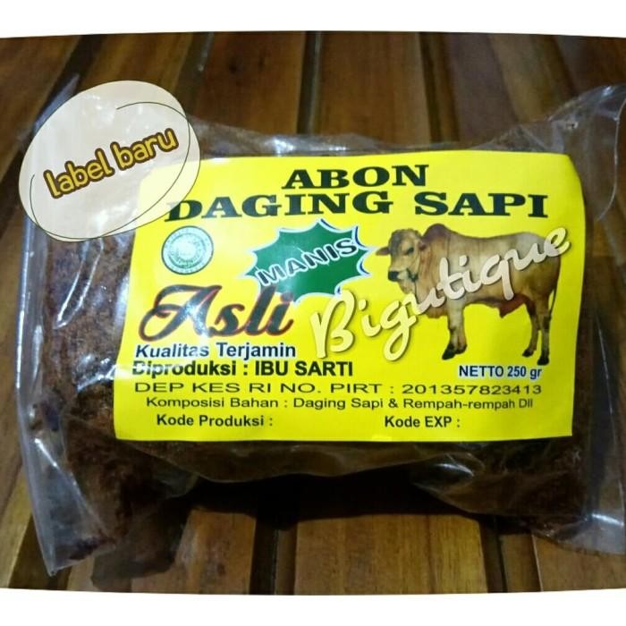 

(Expert) Abon Daging Sapi Khas Surabaya 250gr - MANIS