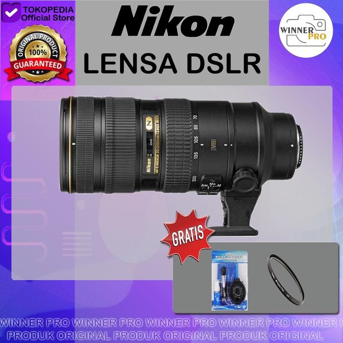 Lensa Nikon AF-S Nikkor 70-200mm F2.8 G ED VR II