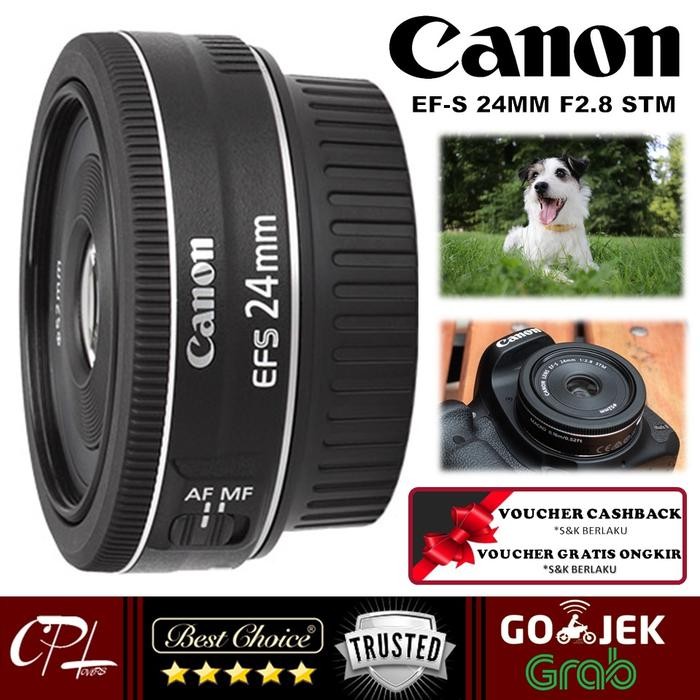 canon ef-s 24mm f2.8 stm lensa fix canon 24mm