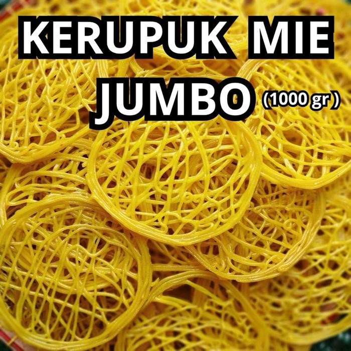 

New KERUPUK MIE KUNING MENTAH 1KG Makanan Food