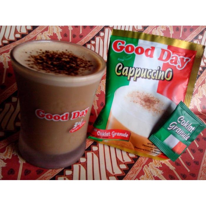 

New Good Day Cappucino dengan Coklat Granule