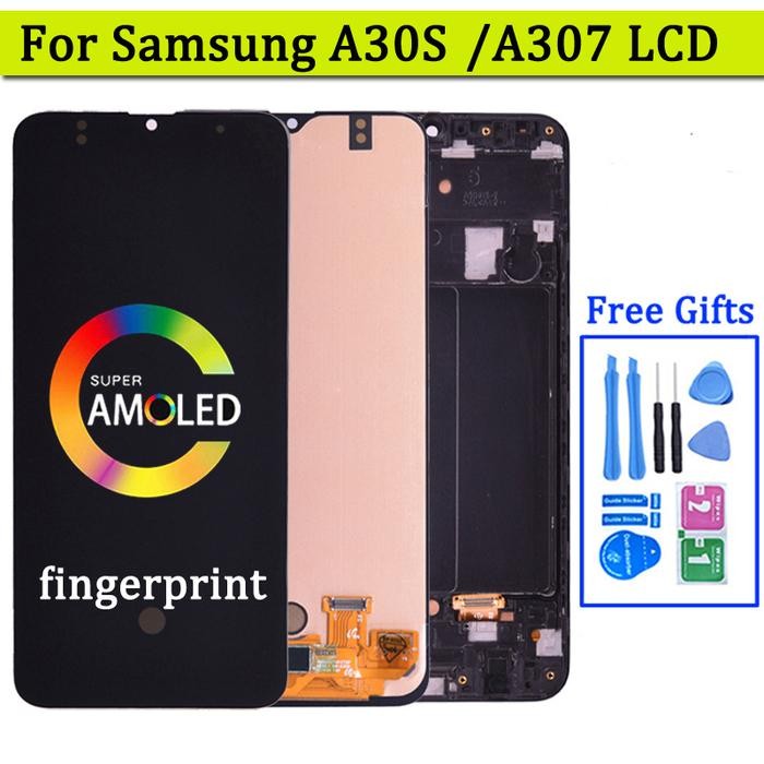 6.4 Super Amoled For Samsung A30S A307 LCD Display with Touch S