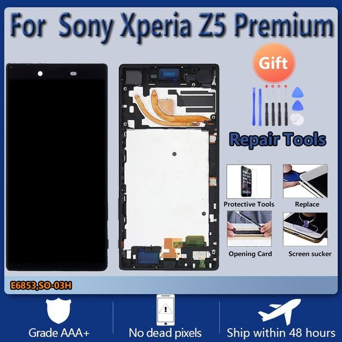 For Sony Xperia Z5 Premium E6853 E6833 E6883 SO03H LCD screen as