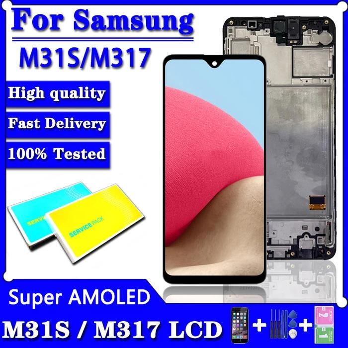 Super AMOLED For Samsung M31S M317 Lcd Display Touch Screen Digi