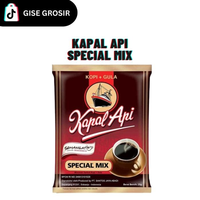 

New 1 Renceng (10 sachet) Kopi KAPAL API spesial mix 23 gr