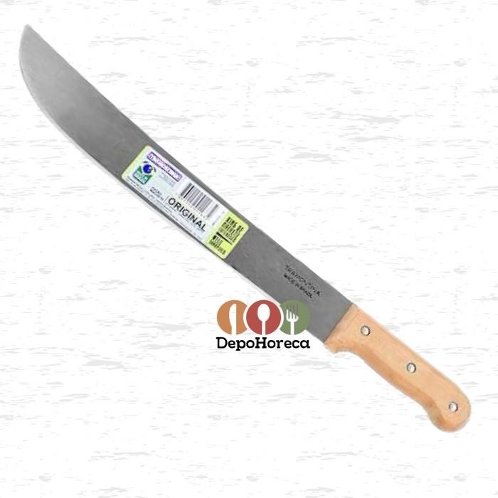 PROMO>>> TRAMONTINA Pisau panjang gagang kayu / Golok / Machete 26620 <<<TERBARU