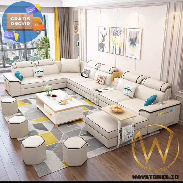 Sofa U Shape Mewah/Sofa Letter U Berkualitas/Sofa