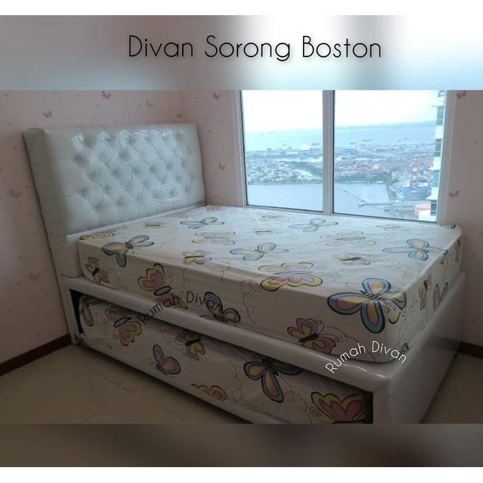Divan Dipan Tempat Tidur Sorong Uk.120*216 Sorong 120X200 Tanpa Kasur