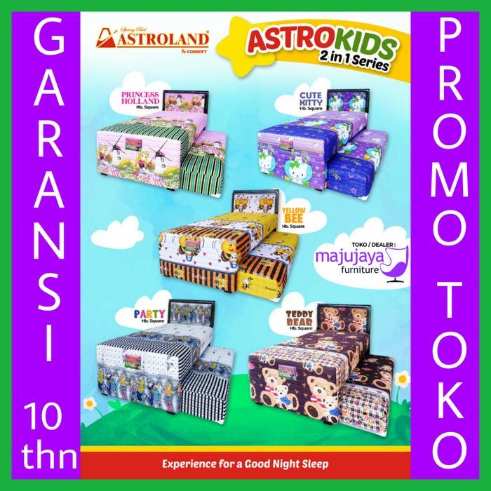 2 In 1 Astroland / Kasur Atas Dan Sorongan Bawah