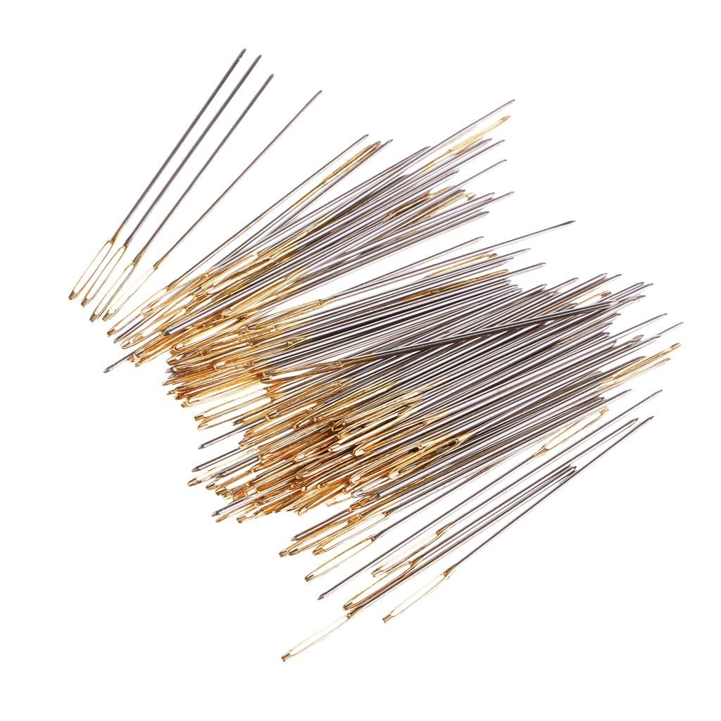 Large-Eye Blunt Needles Yarn Knitting Needles Sewing Needles Cross Stitch Needles Size 26, 100