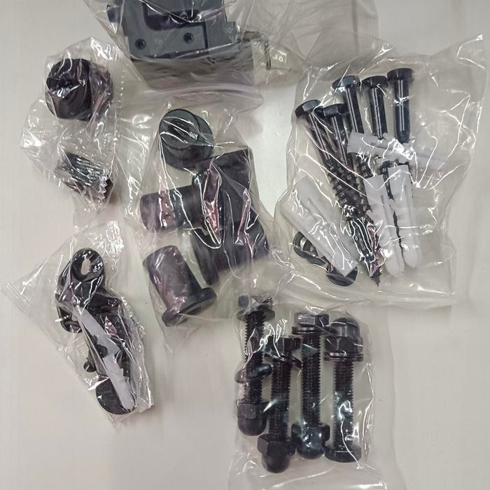 Rel Sliding Gantung Soft Close Panjang 2 Meter Warna Hitam