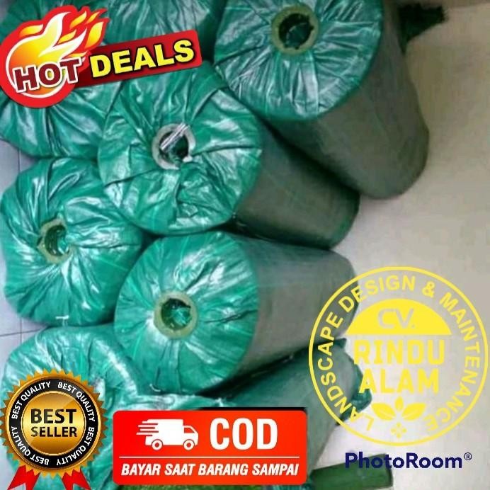 Karpet Rumput Sintetis 1 Roll 50 Meter Terlaris Buat Taman Dan Teras