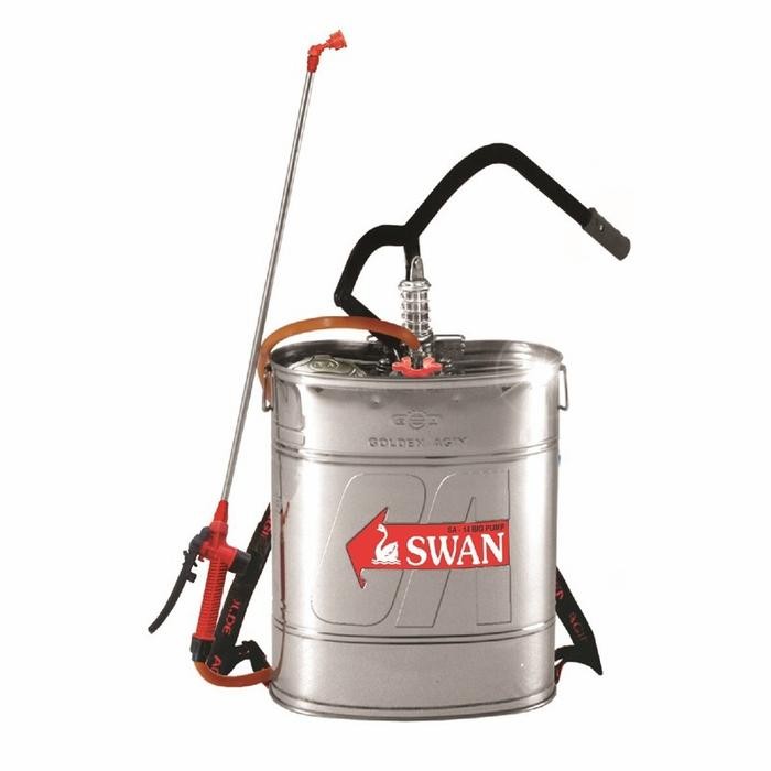 ( Sa14 ) Sprayer Manual Swan 14 Liter Tangki Semprot Stainless Sa 14