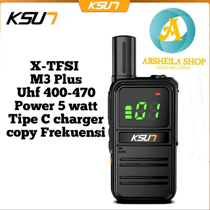 Ht Ksun X Tfsi M3 Plus Uhf Bisa Copy Frekuensi Ht Lain Terlaris