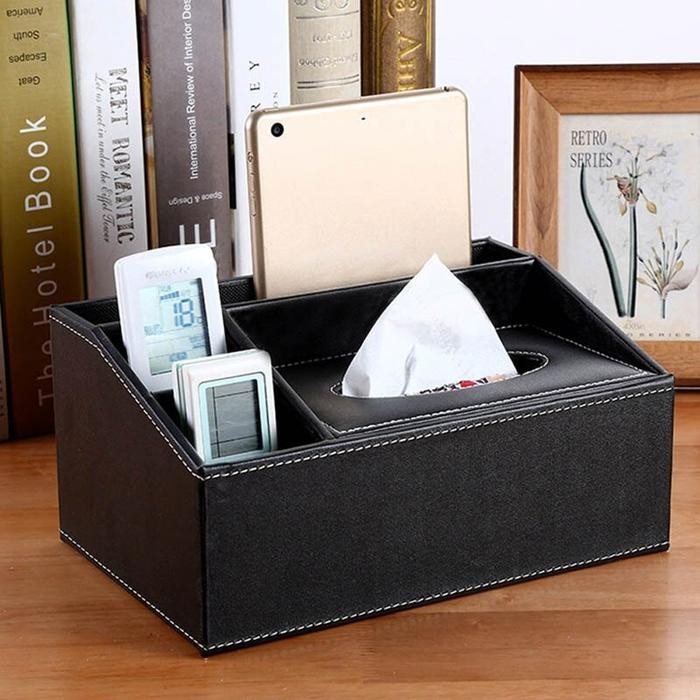 

Kotak Tissue Kulit Multifungsi Tempat Pensil Pulpen Atk Dokumen Kantor Box Organizer