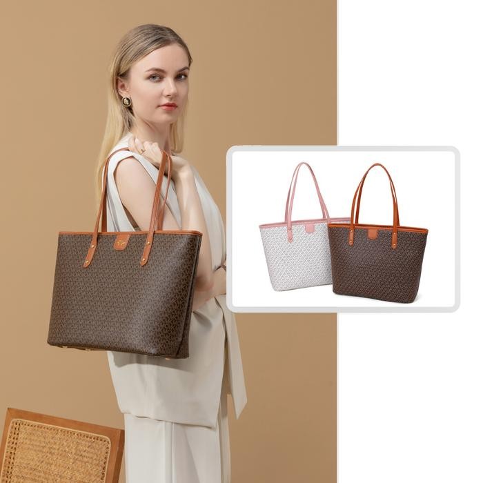 MKMC SHOP tas wanita premium tote bag resleting tas gendong wanita totebag aesthetic tas tote bag