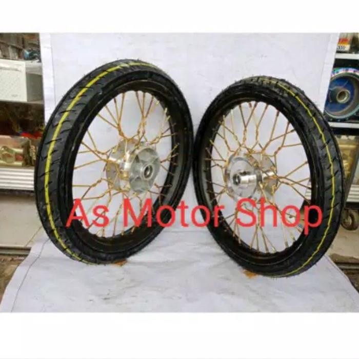 VELG SET ROSSI RING 17 TROMOL PLUS BAN VIXION OLD VIXION NEW RXKING